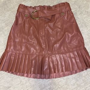 Leather Zara Skirt